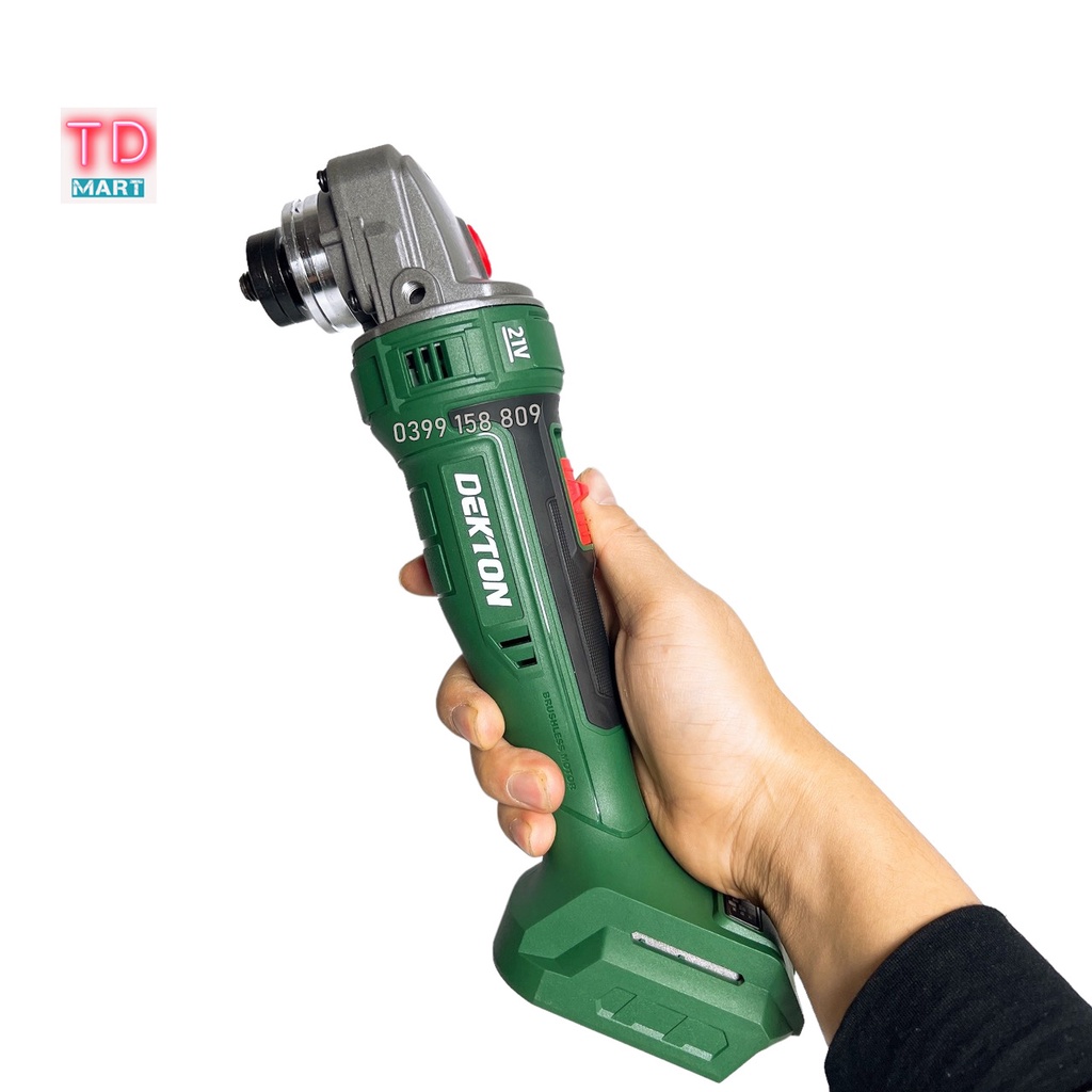 MÁY MÀI PIN DEKTON MẪU COMPACT M21-AG100CP KHÔNG CHỔI THAN