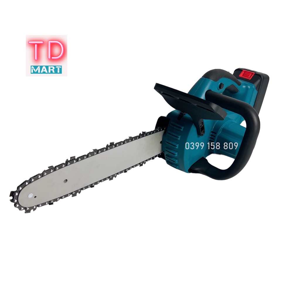 Máy cưa xích chạy pin không chổi than lam xích 12inch (chung chân pin Makita 18V)