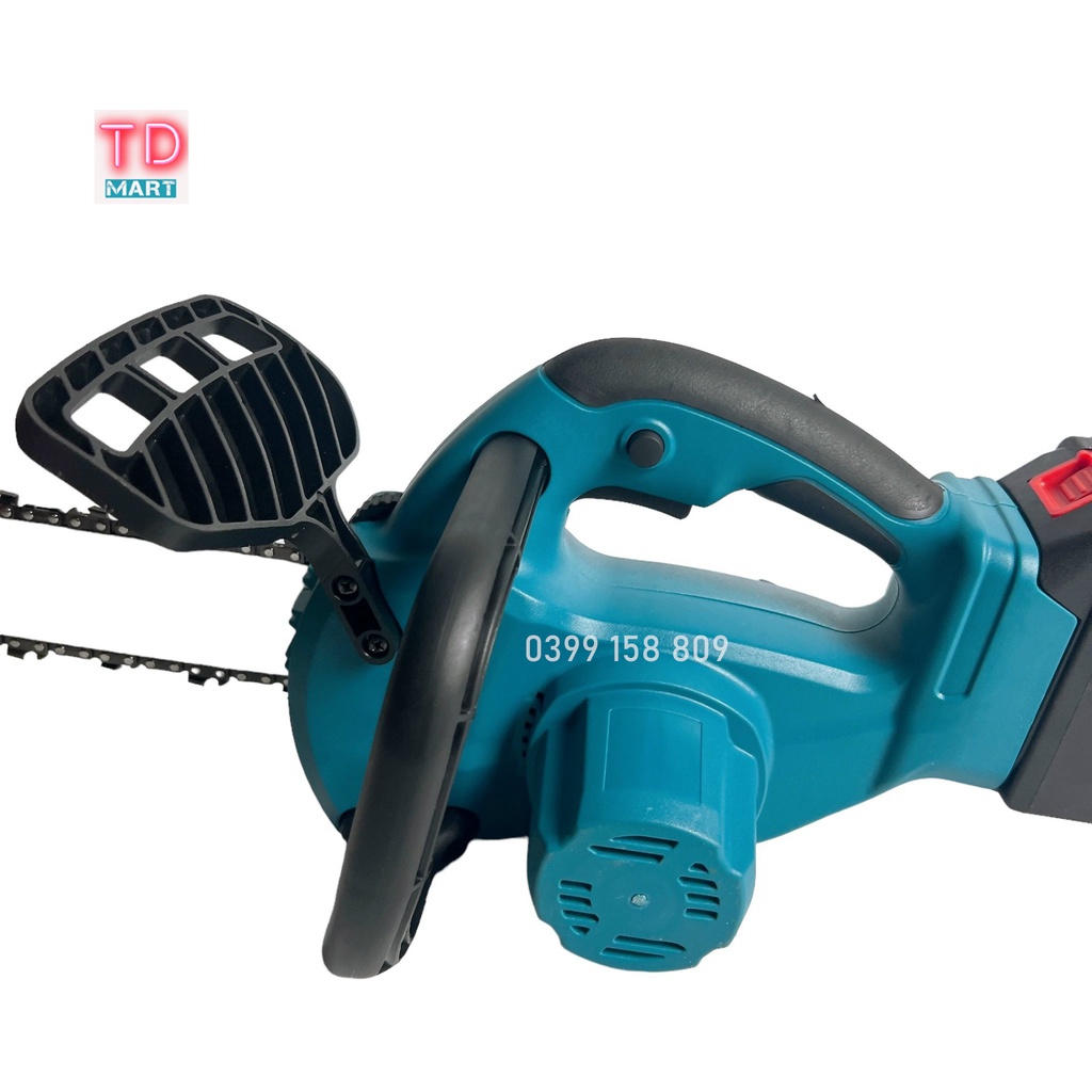 Máy cưa xích chạy pin không chổi than lam xích 12inch (chung chân pin Makita 18V)