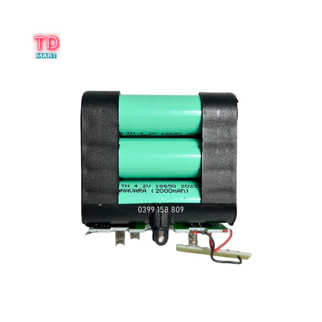 Pin Navara 15 Cell Promax Chân pin phổ thông, có đèn báo pin, mạch 4 mosfet