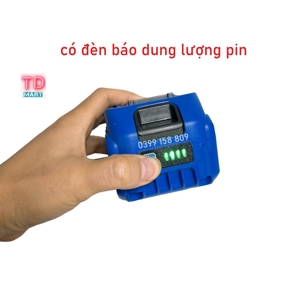 Pin Navara 15 Cell Promax Chân pin phổ thông, có đèn báo pin, mạch 4 mosfet