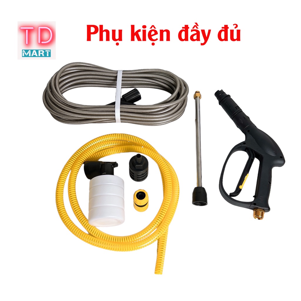 Máy rửa xe áp lực cao Dekton - DK CWR2650F - 100% Lõi Đồng Có Chỉnh Áp