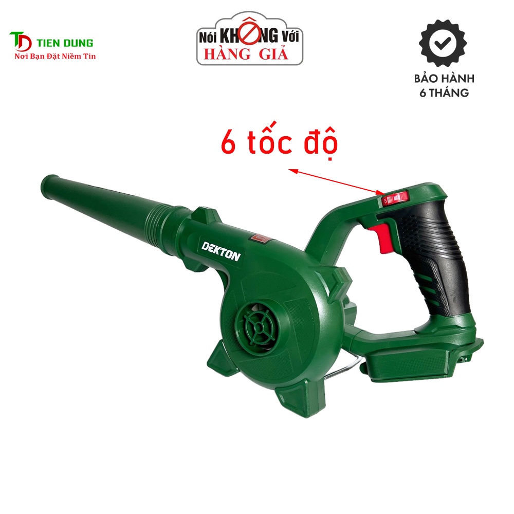 Máy thổi bụi bằng pin Dekton M21-TB01 Chân Pin Phổ Thông, 6 Tốc Độ