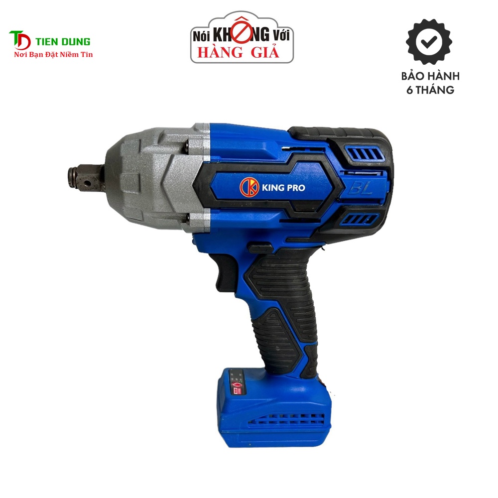 Thân Máy Siết Bulong Pin 21V KingPro Không Chổi Than, Lực Siết 880Nm