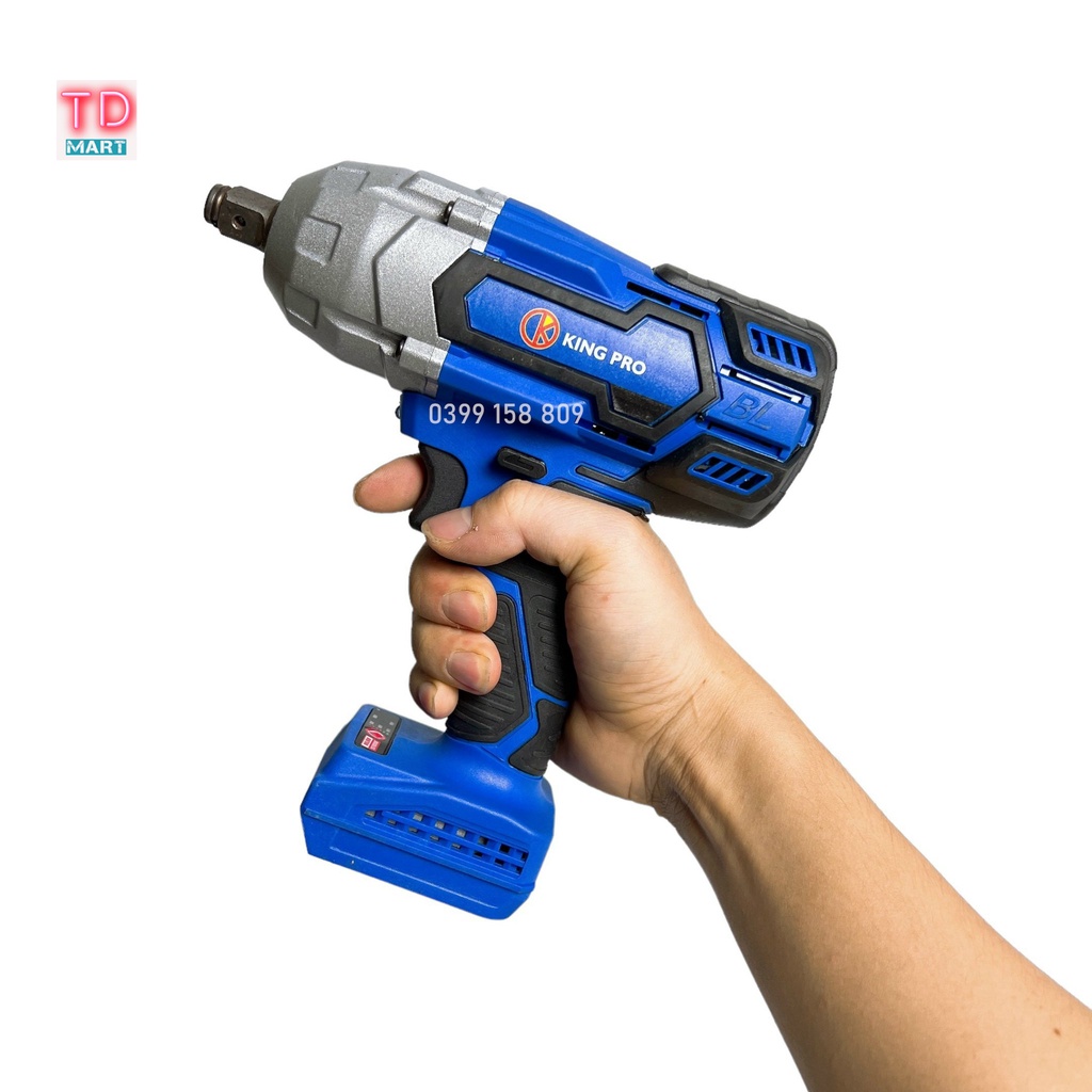 Thân Máy Siết Bulong Pin 21V KingPro Không Chổi Than, Lực Siết 880Nm