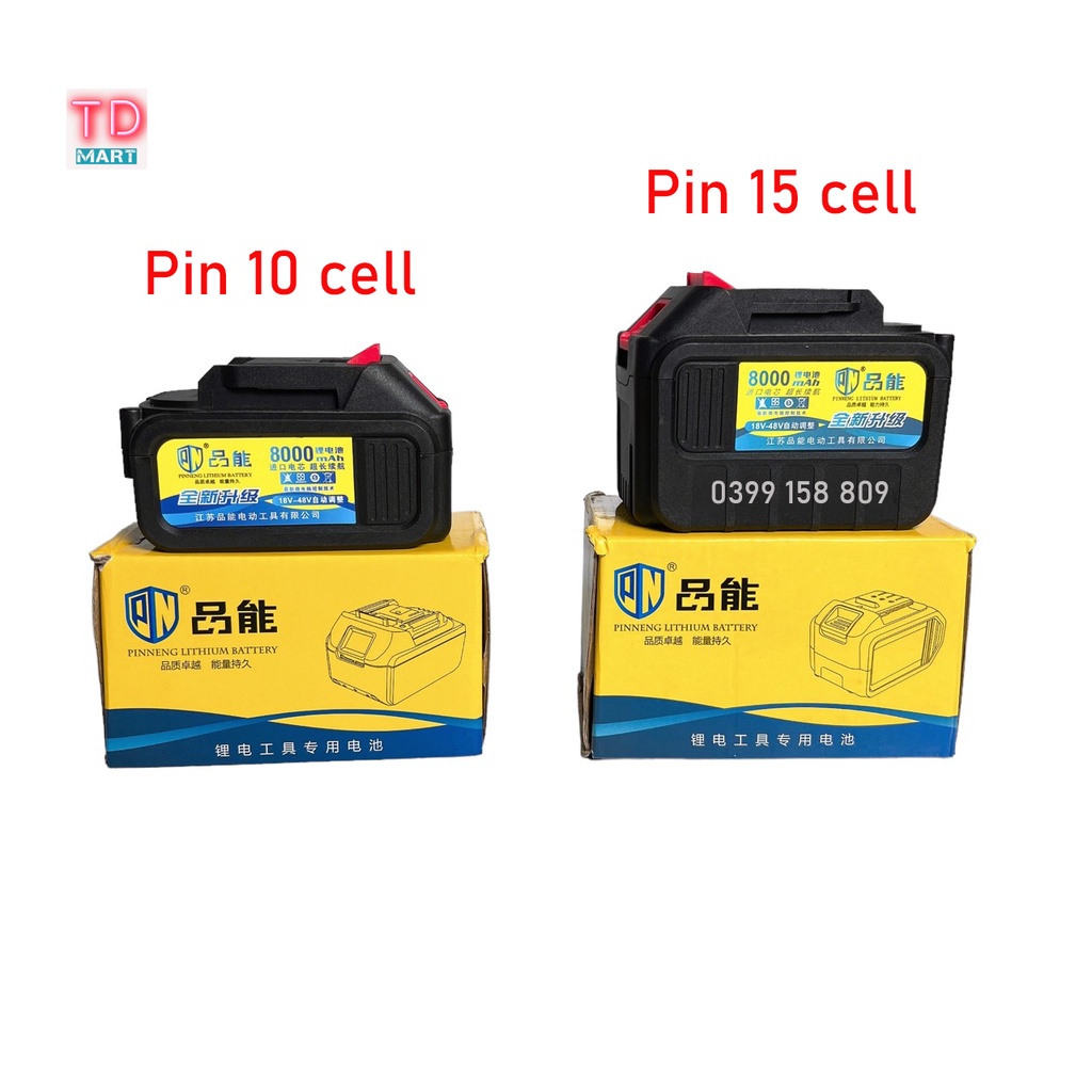 Pin 15 Cell PINNENG hàng Nội Địa Trung - Chân Pin Phổ Thông Dung Lượng Cao