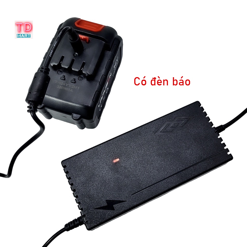 Sạc Nhanh Adapter 3A Cho Pin Máy Khoan, Máy Bulong Pin Trung Quốc Có quạt tản nhiệt
