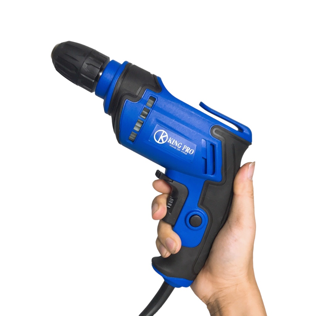 Máy khoan, bắt vít điện cầm tay KINGPRO KP - 7020 đầu 10mm, Lõi đồng