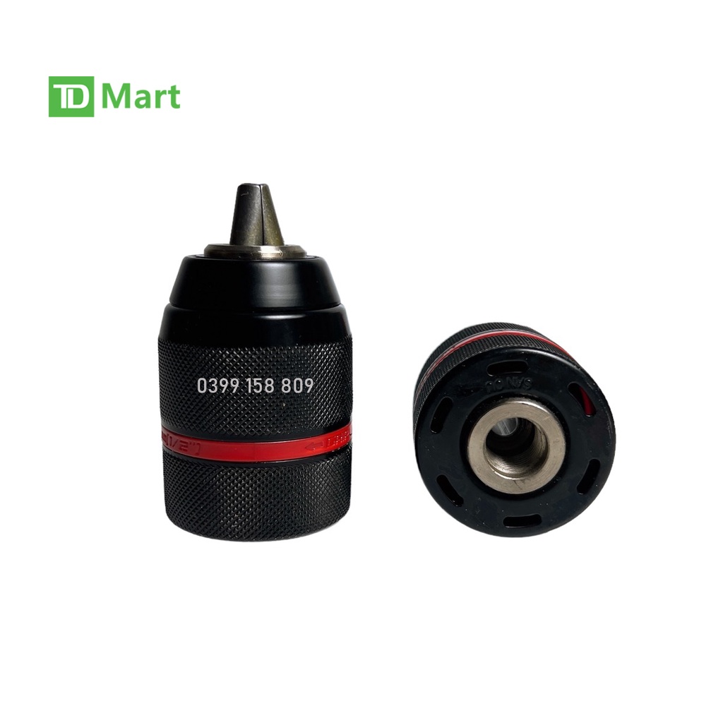 Đầu Kẹp Mũi Khoan AutoLook 13mm Cao cấp, Viền Đỏ