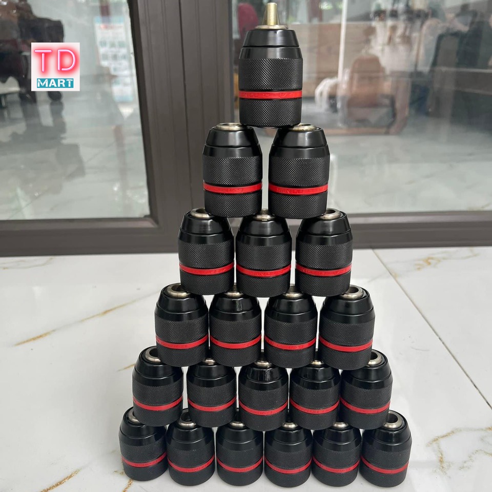 Đầu Kẹp Mũi Khoan AutoLook 13mm Cao cấp, Viền Đỏ