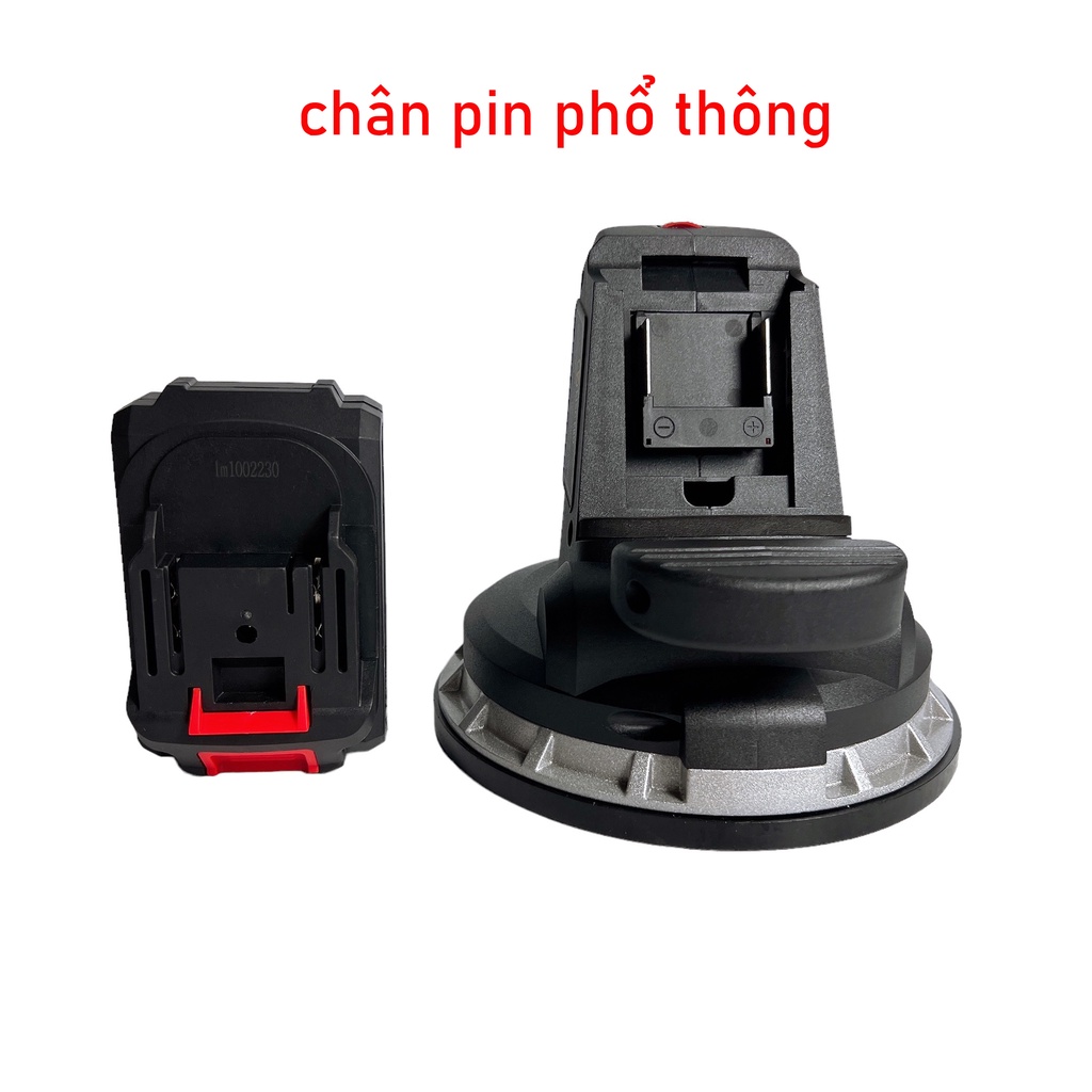 Máy rung hít gạch lát nền pin 21V Kingpro có chỉnh 6 tốc độ
