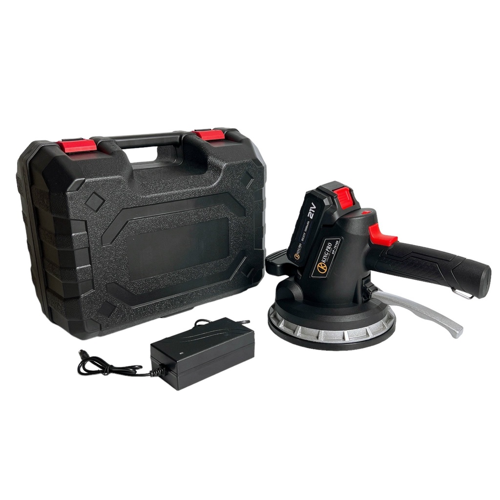 Máy rung hít gạch lát nền pin 21V Kingpro có chỉnh 6 tốc độ