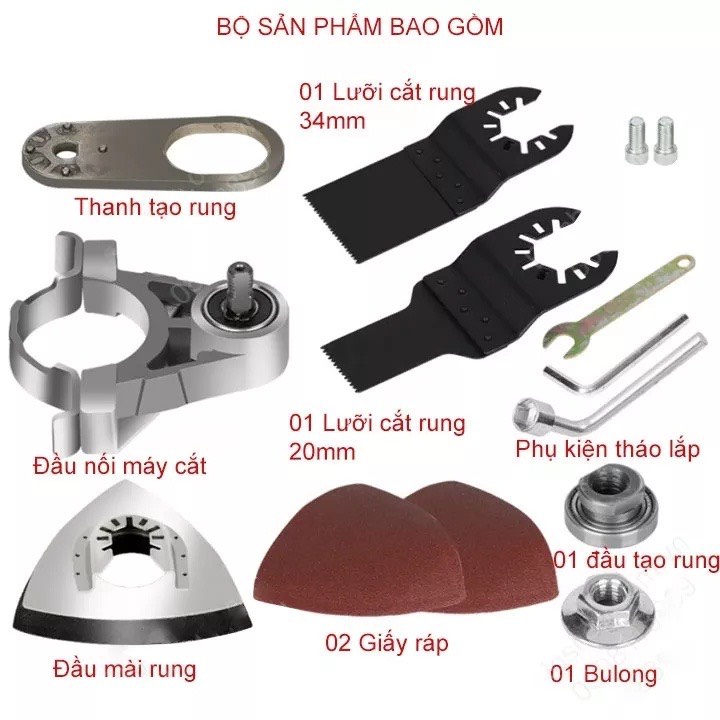 Bộ Chuyển Máy Mài Thành Máy Cắt Rung
