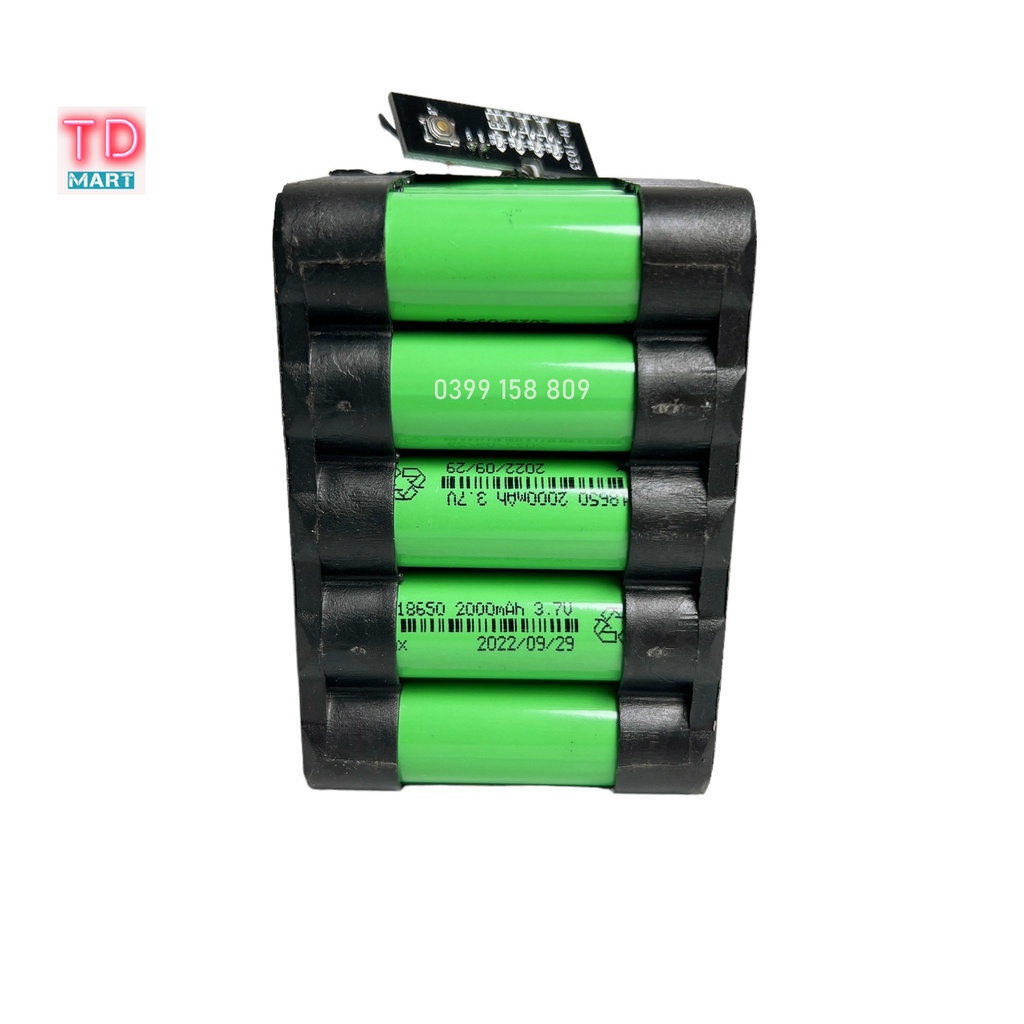 Pin 15 Cell K-max 21V dung lượng cao chân pin phổ thông có đèn báo pin