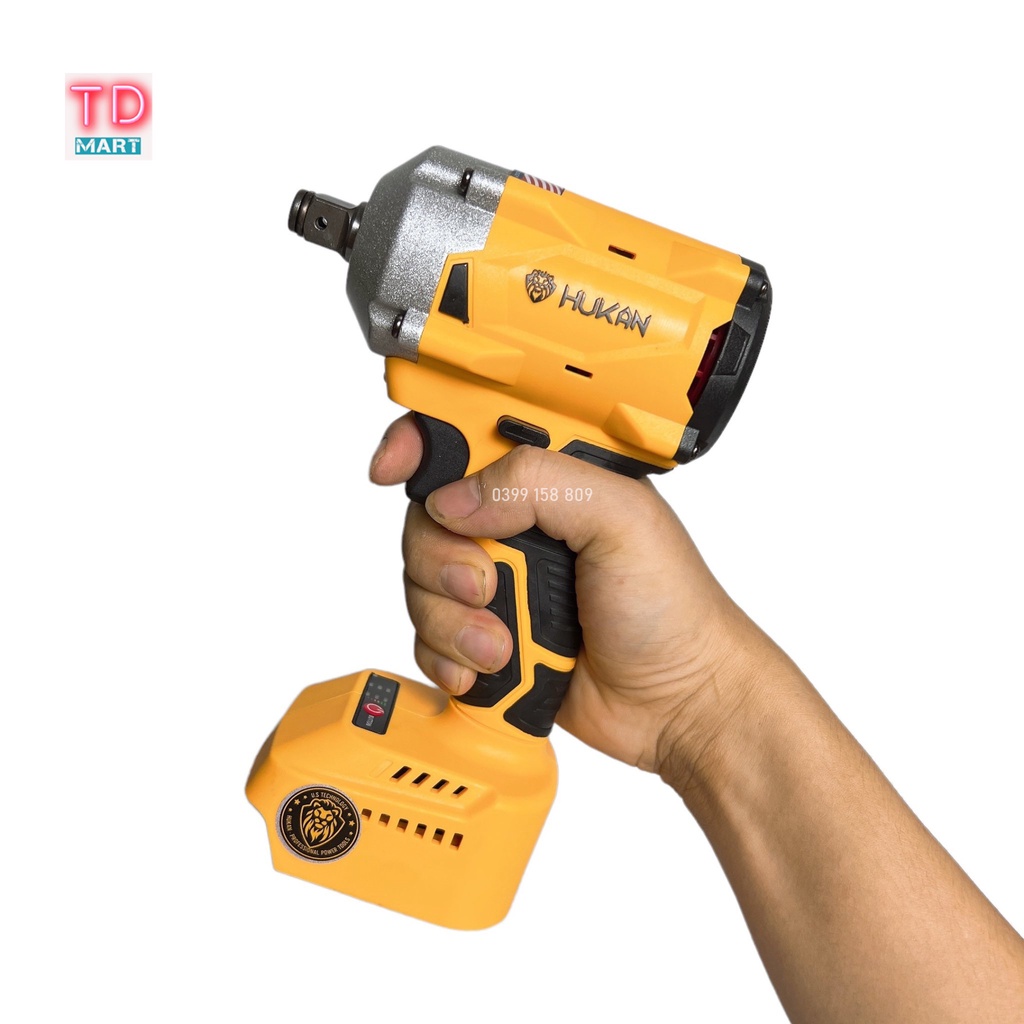 Thân Máy siết bulong pin 21V HUKAN X4 Pro lực siết 330NM