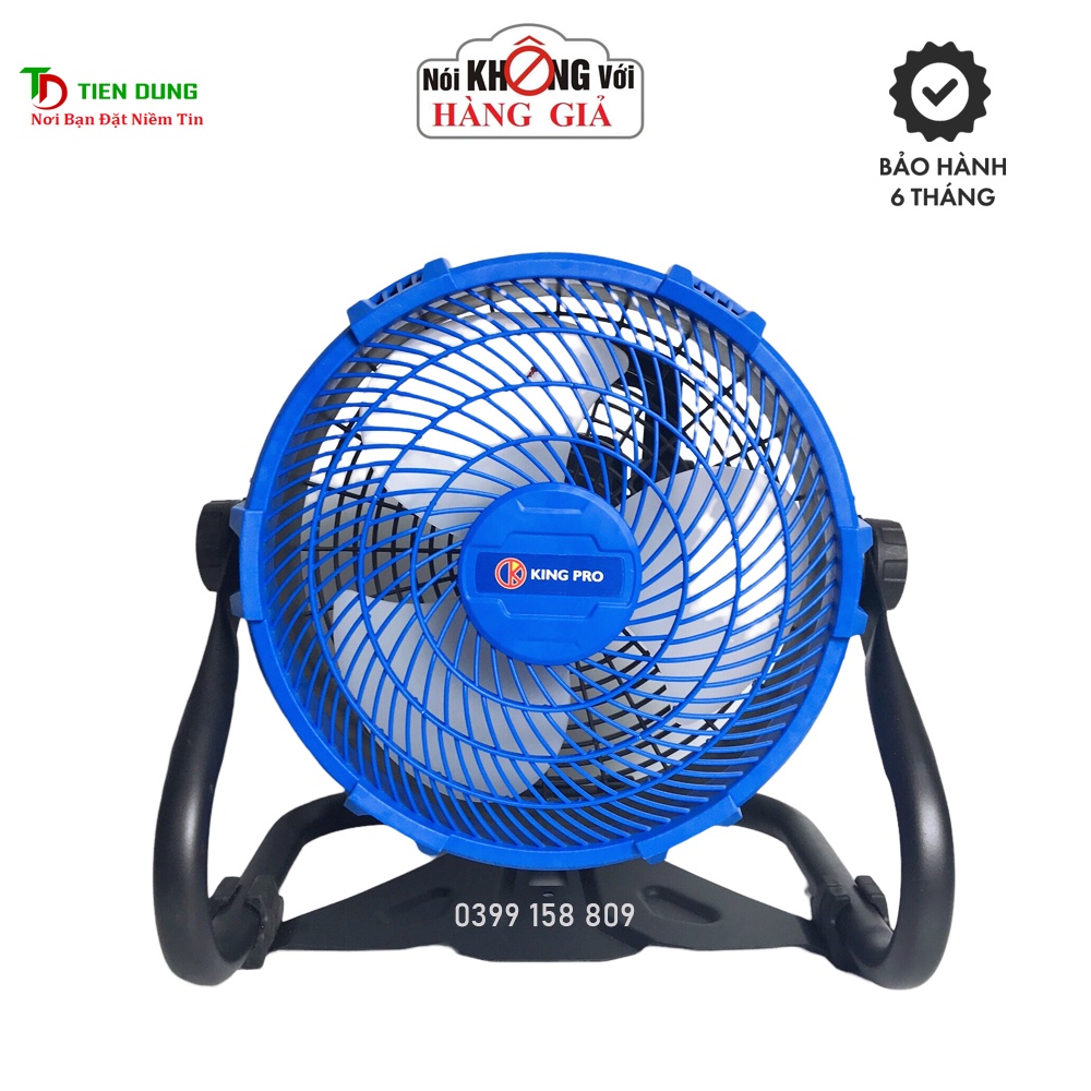 Quạt chạy pin KINGPRO sài chung chân pin Makita 18V