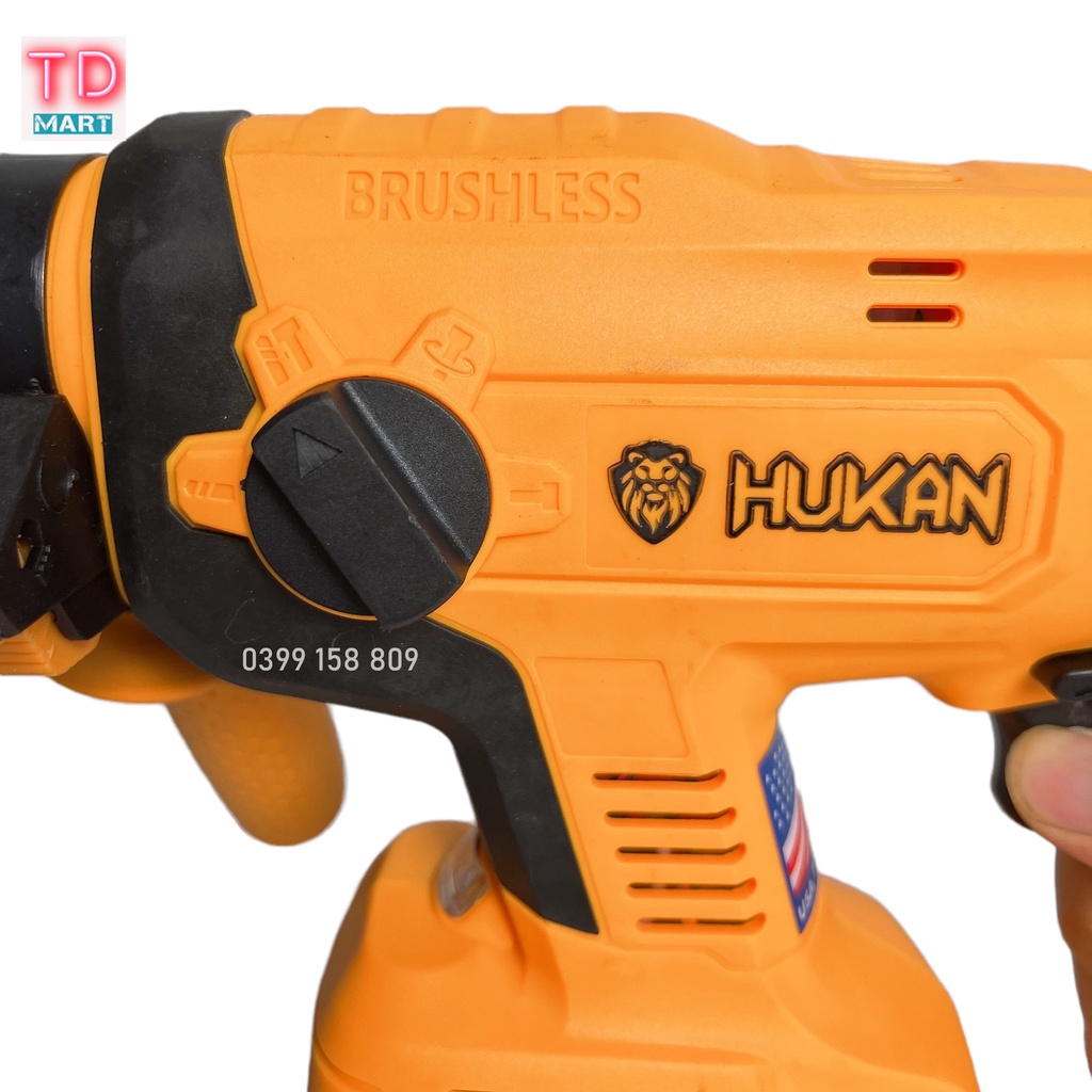 Thân máy khoan bê tông ba chức năng HUKAN Z3Pro chân pin phổ thông