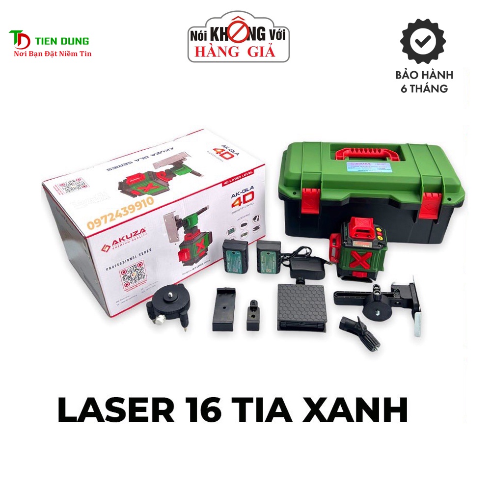 Máy cân bằng LASER 16 tia xanh AKUZA GLA 4D