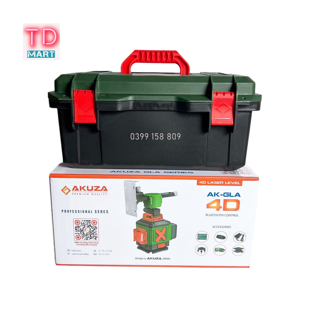 Máy cân bằng LASER 16 tia xanh AKUZA GLA 4D