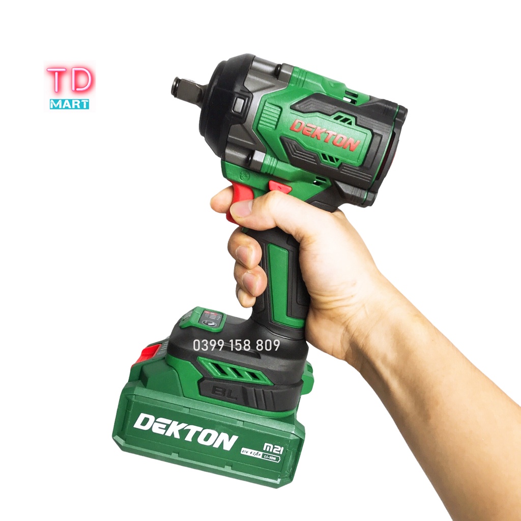 Máy siết bulong 520nm Dekton M21 iw520NCP chân pin Makita động cơ không chổi than