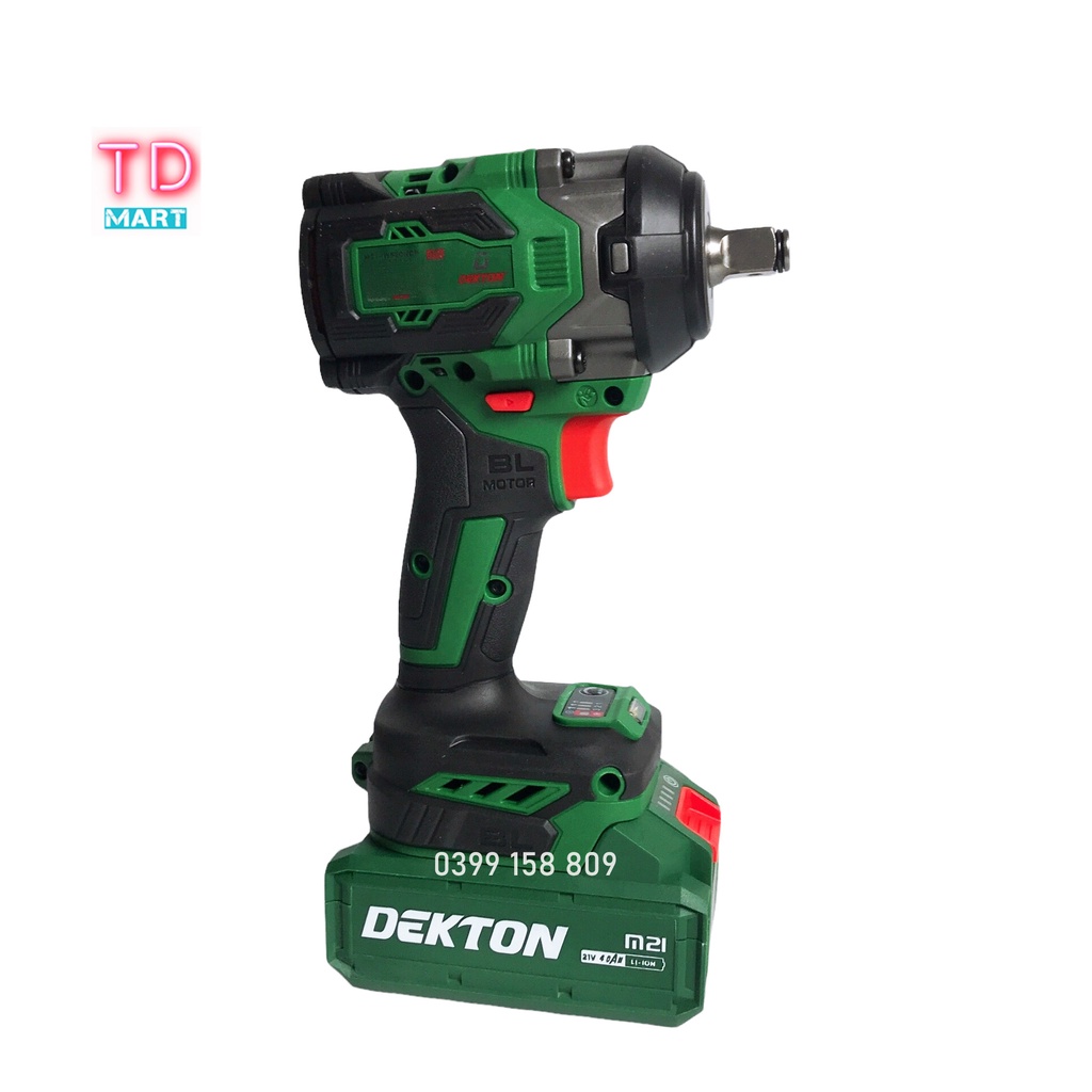 Máy siết bulong 520nm Dekton M21 iw520NCP chân pin Makita động cơ không chổi than