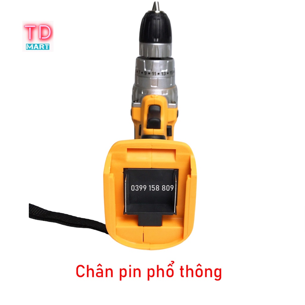 Thân Máy Khoan Pin 21V HUKAN F9 - Chân Pin Phổ Thông