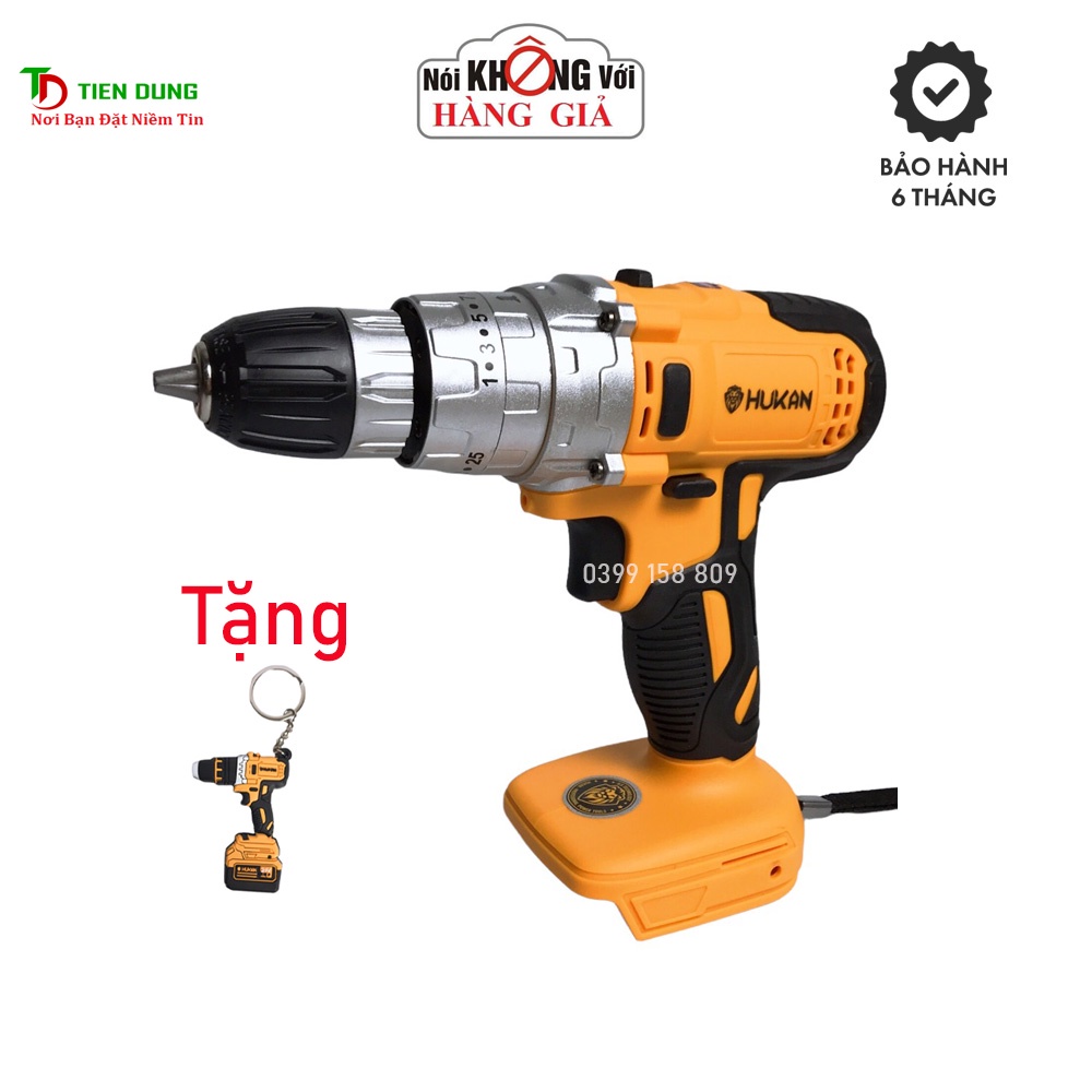 Thân Máy Khoan Pin 21V HUKAN F9 - Chân Pin Phổ Thông