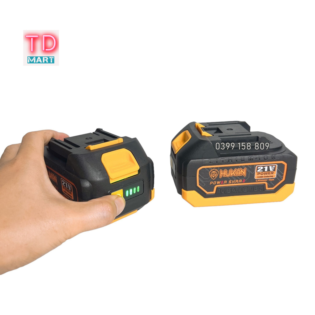 Máy siết bulong pin 21V HUKAN X4 Pro lực siết 330NM dòng compart nhỏ gọn