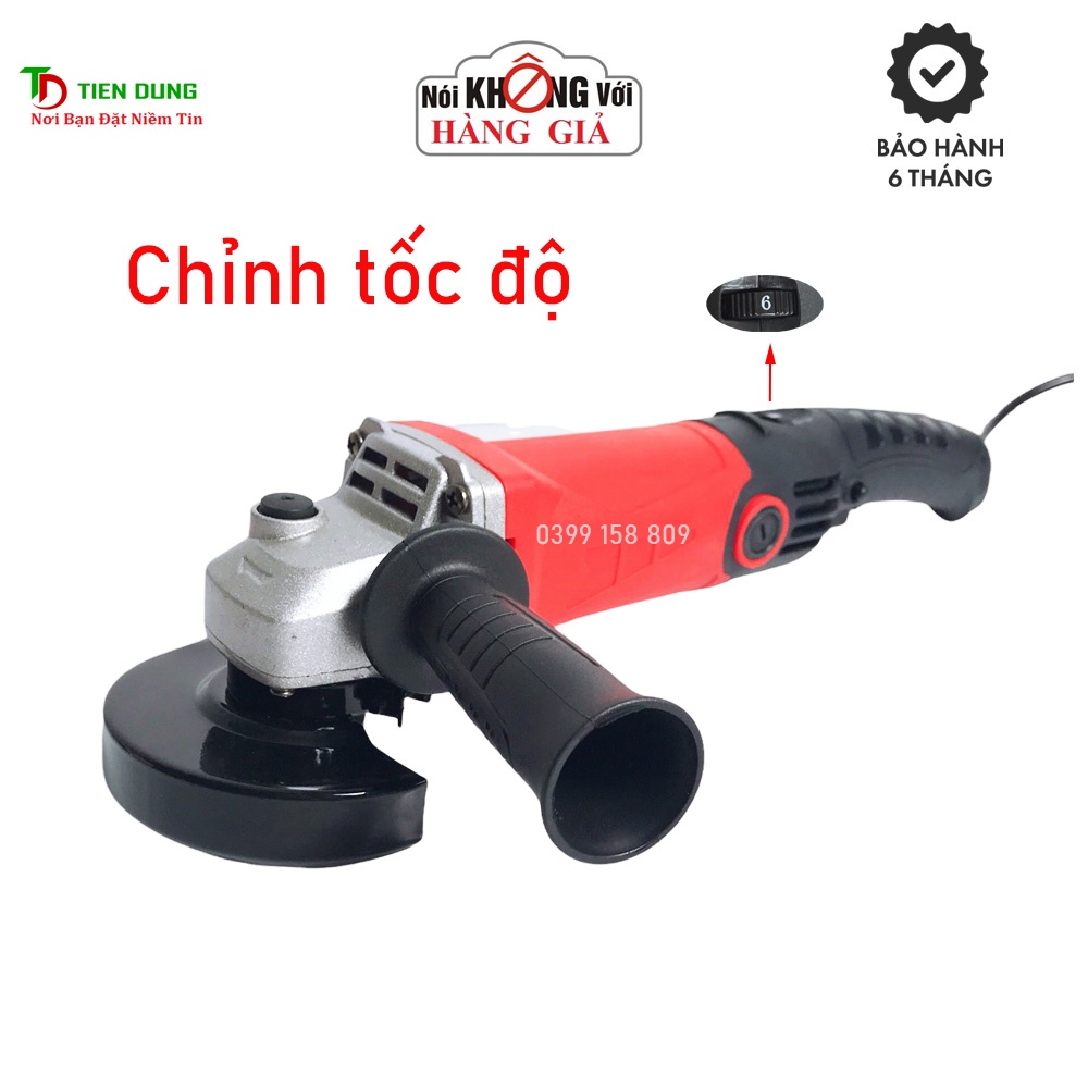 Máy Mài Góc Drama 750w có chỉnh tốc - Lõi đồng 100%
