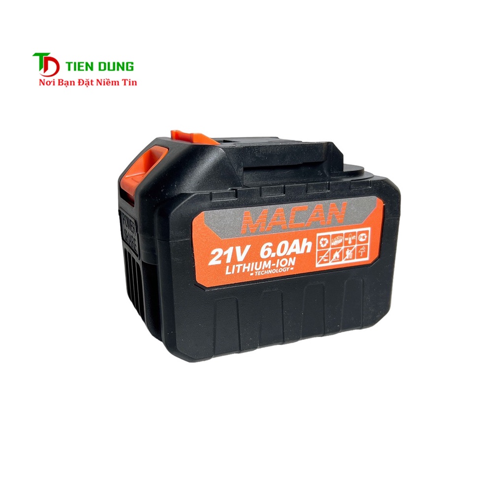 Pin MACAN 15 Cell 21V dung lượng cao chân pin phổ thông.
