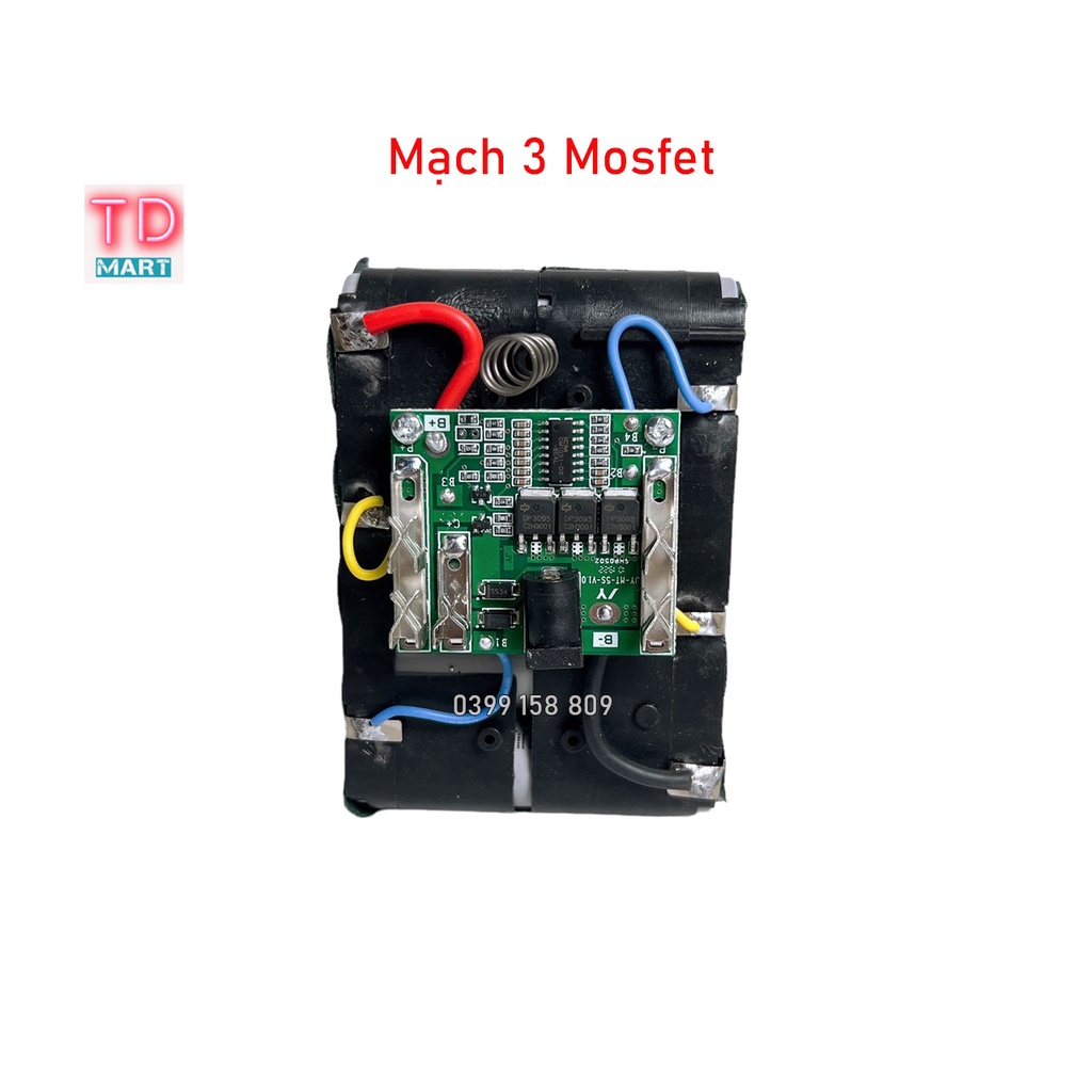 Pin MACAN 15 Cell 21V dung lượng cao chân pin phổ thông.