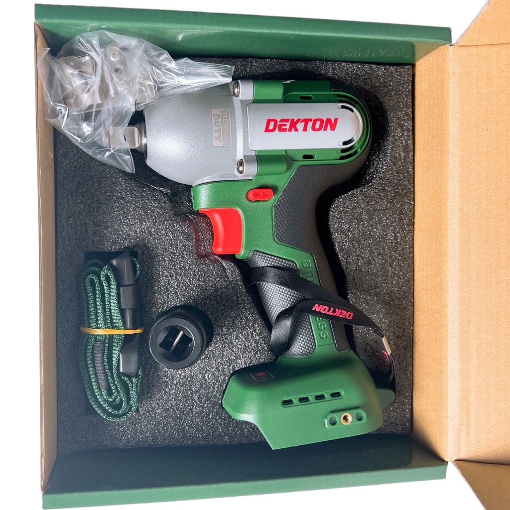Máy siết bulong 2 trong 1 Dekton IW380N - Motor Brushless - Lực Siết 380N.m