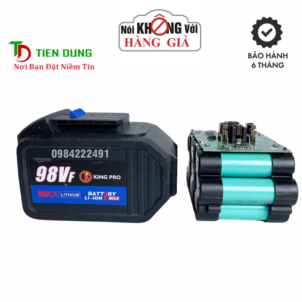 Pin Kingpro 10 cell - 15 cell loại chân pin nhỏ 2,2 cm