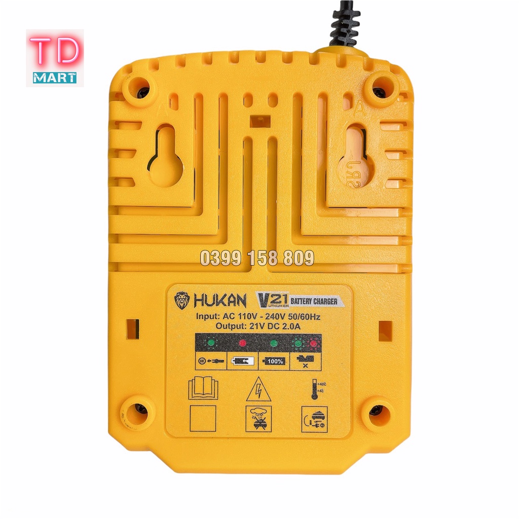 Đế Sạc Pin HUKAN 21V Chân Phổ Thông