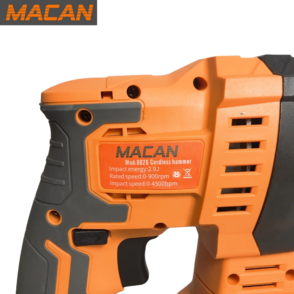 Máy Khoan Bê Tông Pin MACAN 21V Không Chổi Than 2 Chức Năng