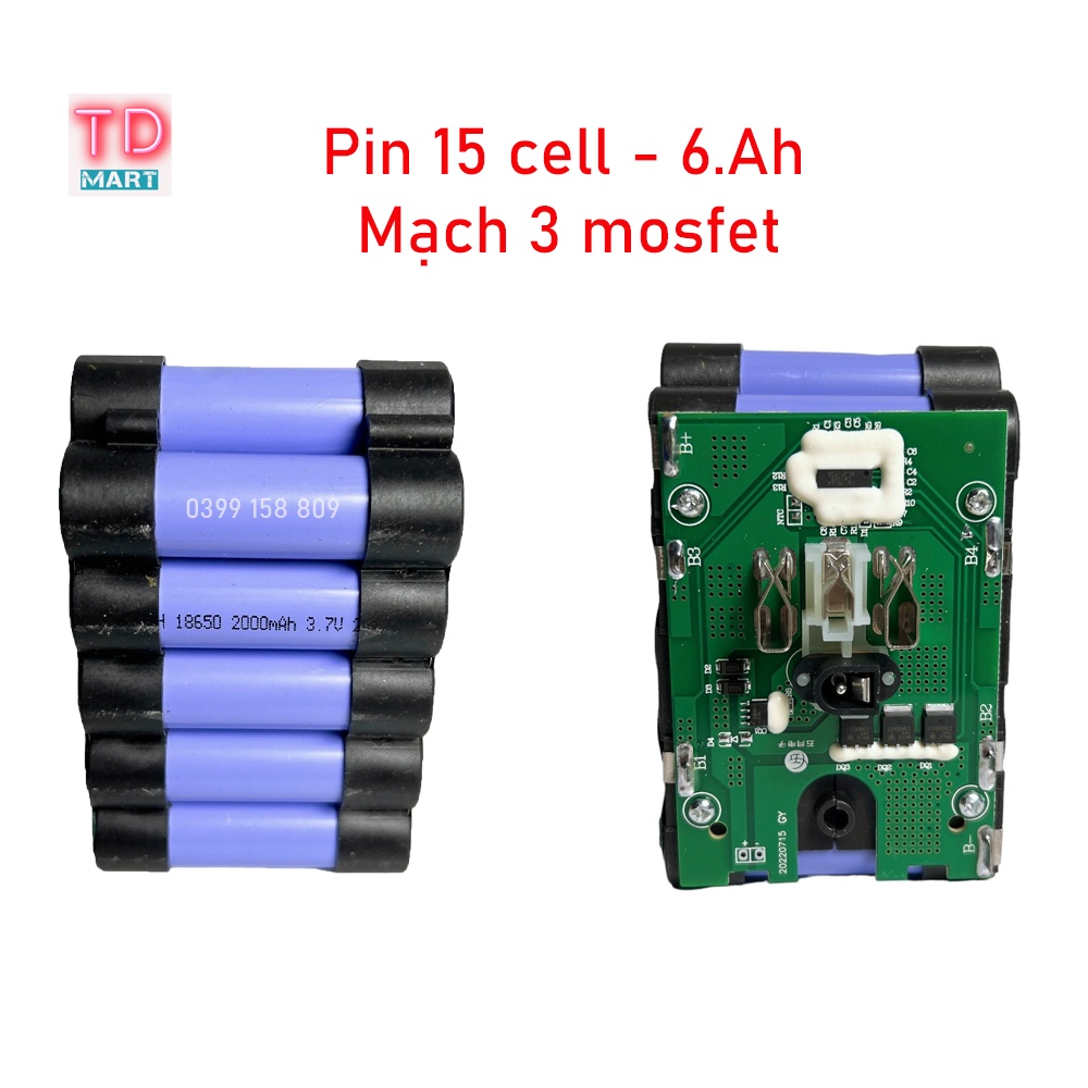 Máy Siết Bulong KingPro Không Chổi Than, Lực Siết 880Nm 2 Pin 15 Cell
