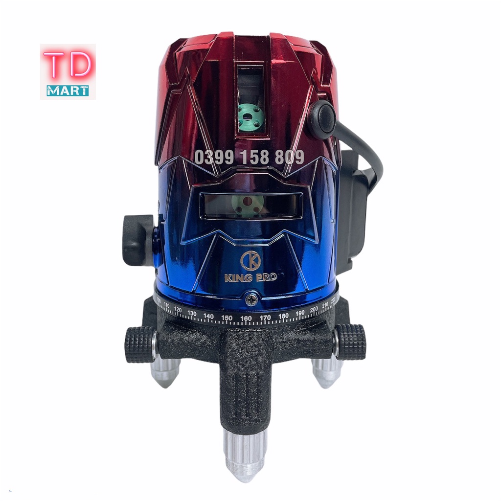 Máy Cân Bằng Laser 5 Tia Xanh KINGPRO Siêu Sáng - Hàng Cao Cấp