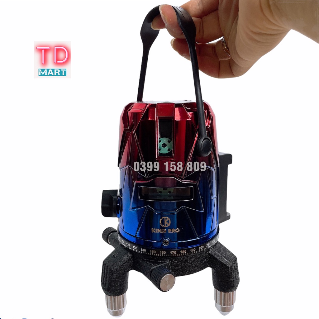 Máy Cân Bằng Laser 5 Tia Xanh KINGPRO Siêu Sáng - Hàng Cao Cấp