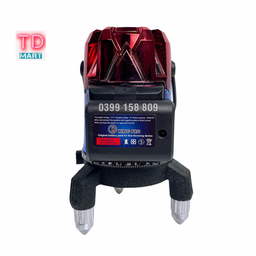 Máy Cân Bằng Laser 5 Tia Xanh KINGPRO Siêu Sáng - Hàng Cao Cấp