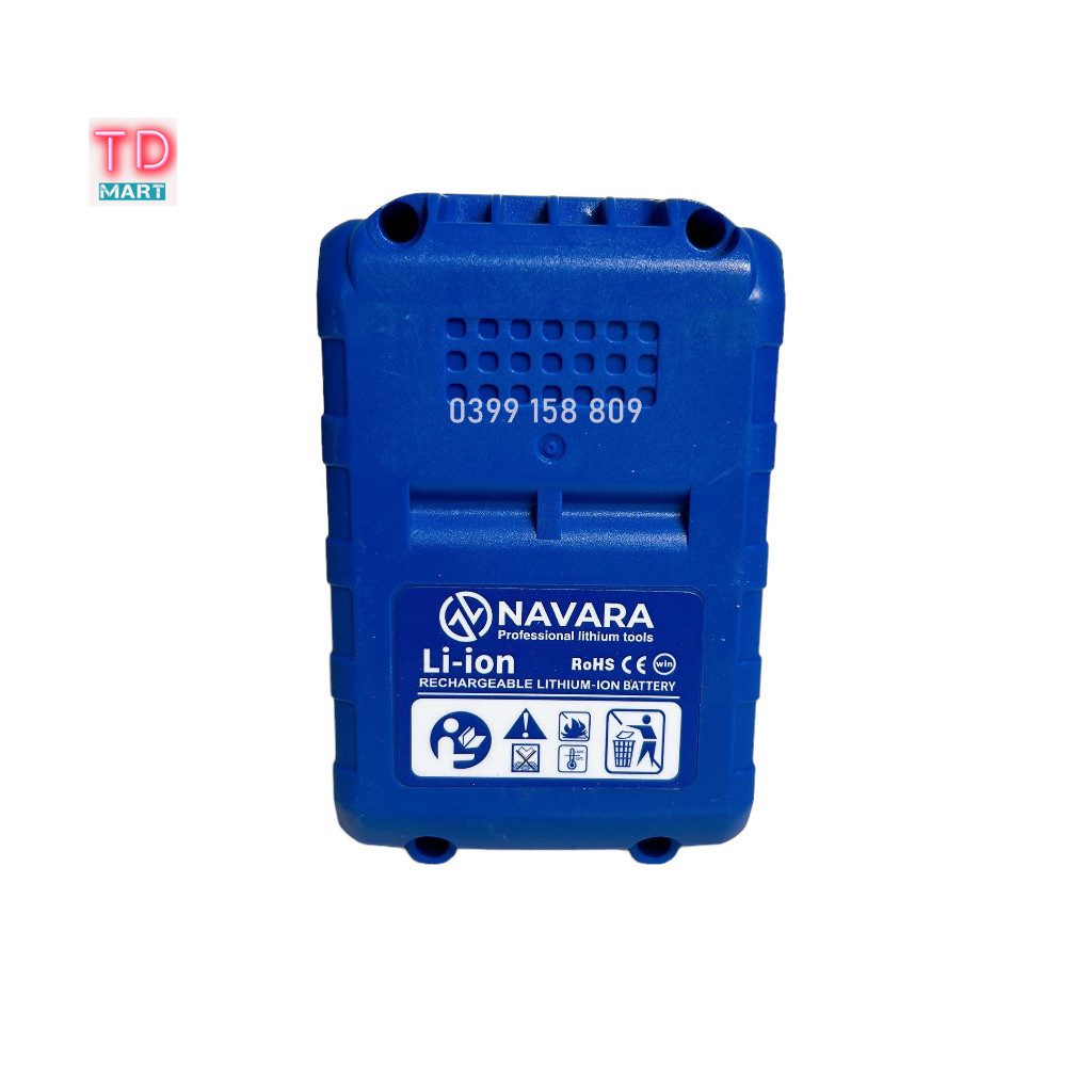 Pin 15 Cell 1600mAh Navara Chân pin phổ thông chất lượng tốt