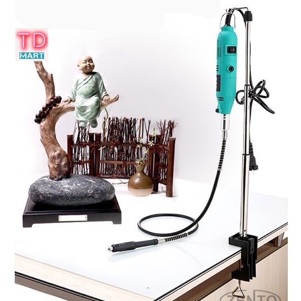 Bộ máy khoan, mài, khắc mini KINGPRO Cao Cấp Tặng Kèm 150 chi tiết