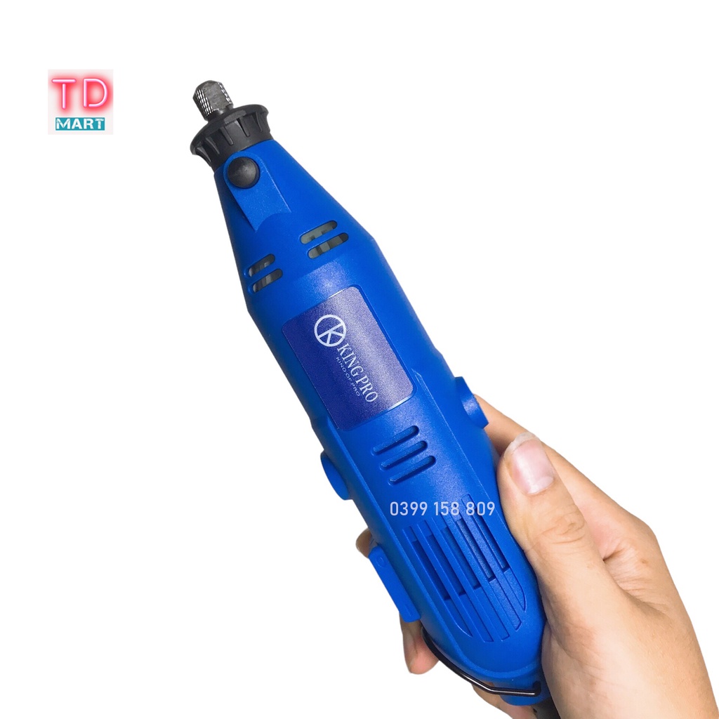 Bộ máy khoan, mài, khắc mini KINGPRO Cao Cấp Tặng Kèm 150 chi tiết