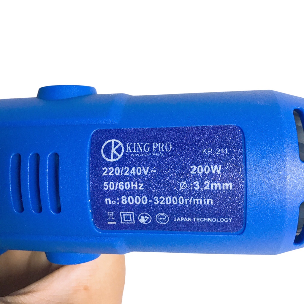 Bộ máy khoan, mài, khắc mini KINGPRO Cao Cấp Tặng Kèm 150 chi tiết