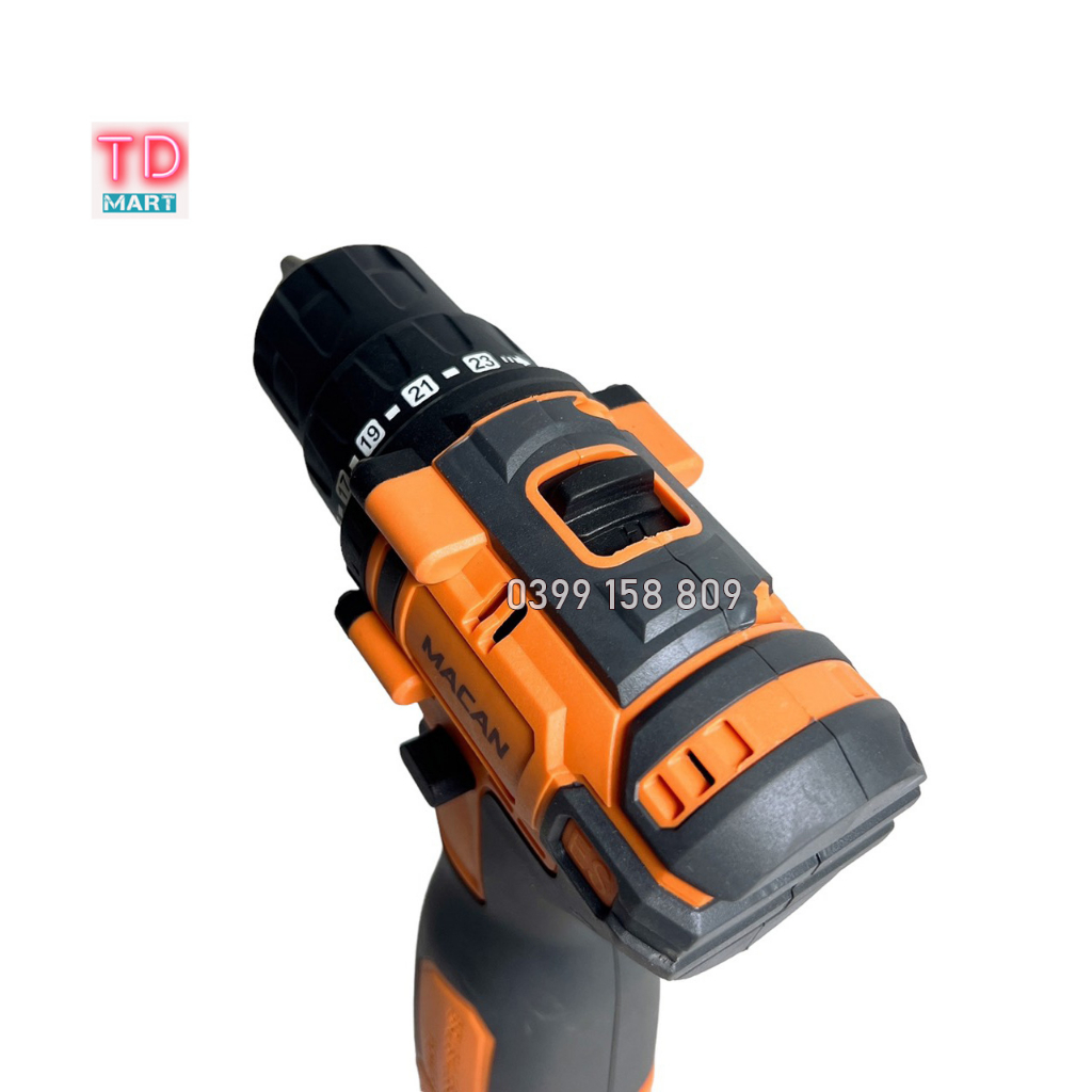 Máy Khoan Dùng Pin 18V MACAN không Chổi Than 2 Pin 4 Cell