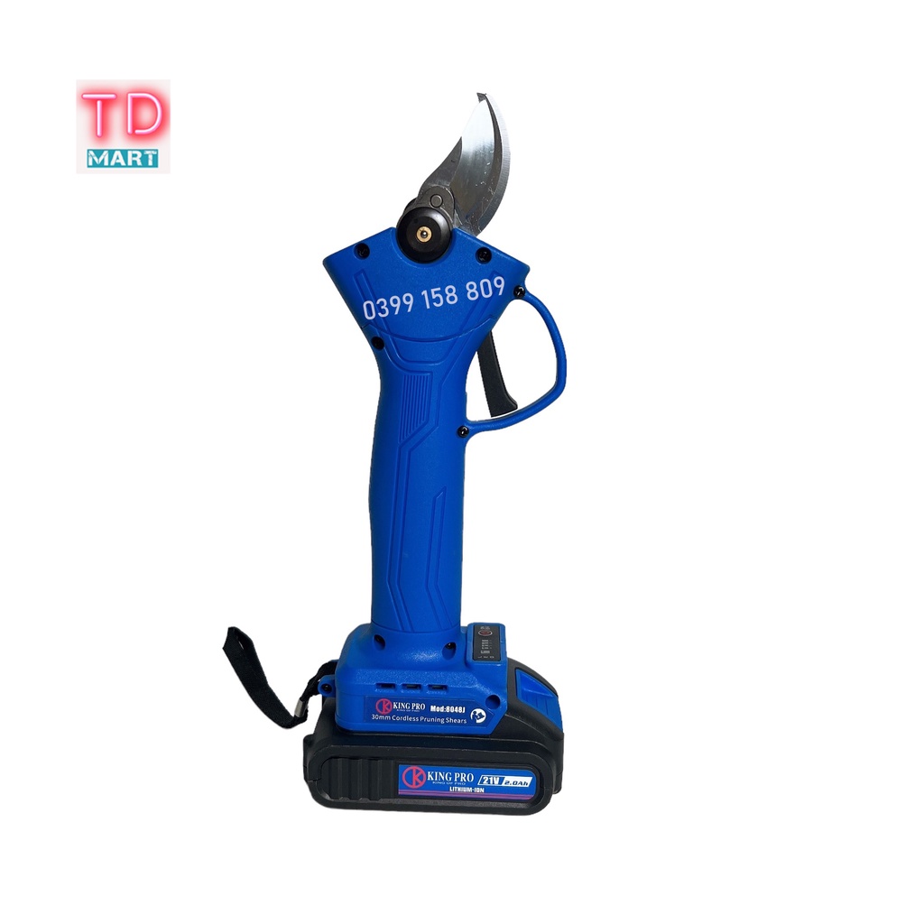 Kéo Cắt Tỉa Cành Cây Dùng Pin KINGPRO 21V Không Chổi Than siếu khỏe