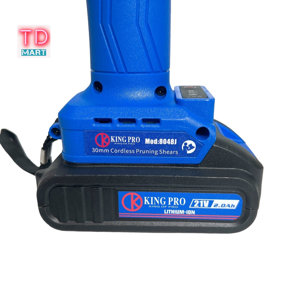 Kéo Cắt Tỉa Cành Cây Dùng Pin KINGPRO 21V Không Chổi Than siếu khỏe