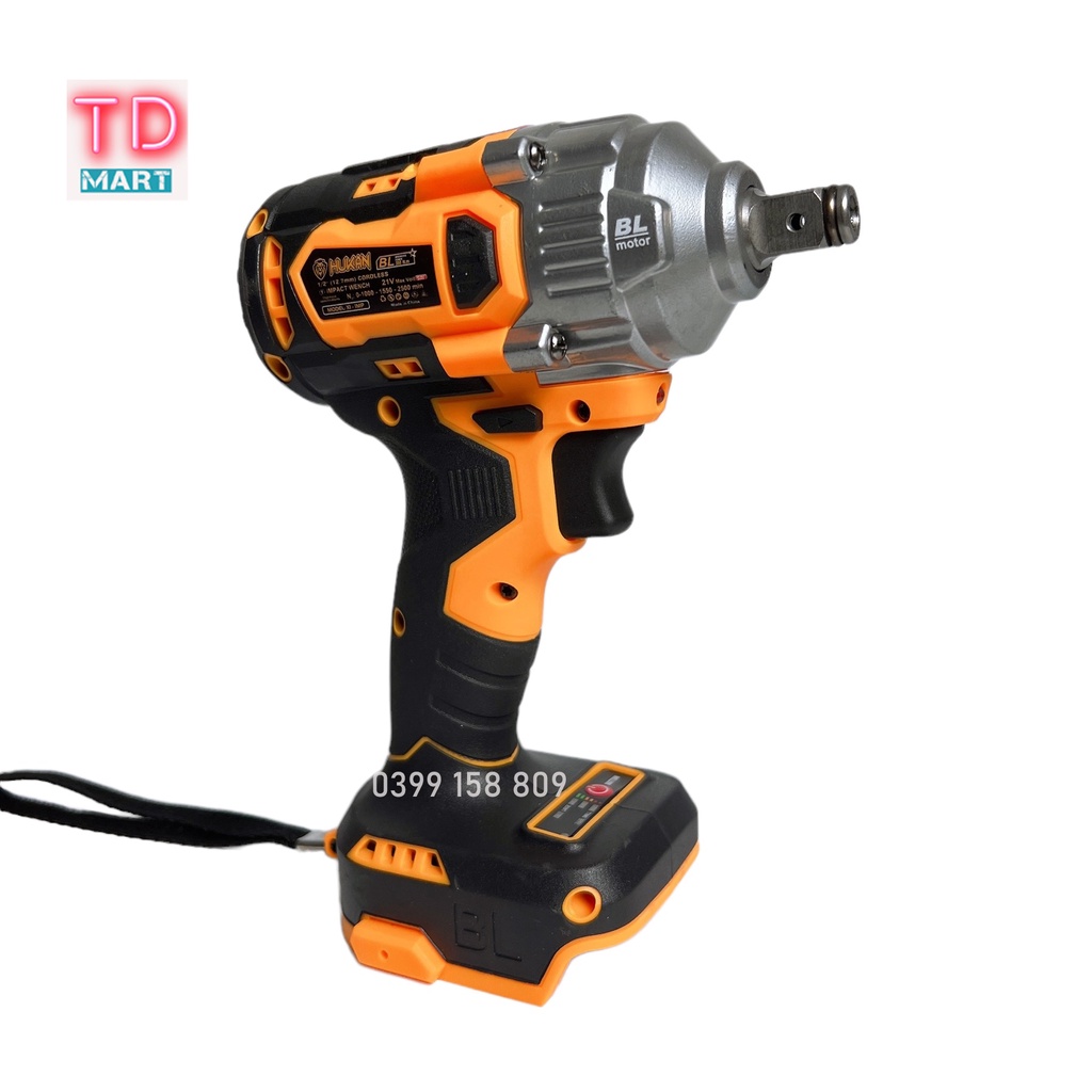 Thân máy siết bulong HUKAN X1 Pro Không Chổi Than chân pin phổ thông