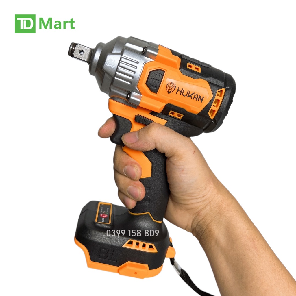 Thân máy siết bulong HUKAN X1 Pro Không Chổi Than chân pin phổ thông
