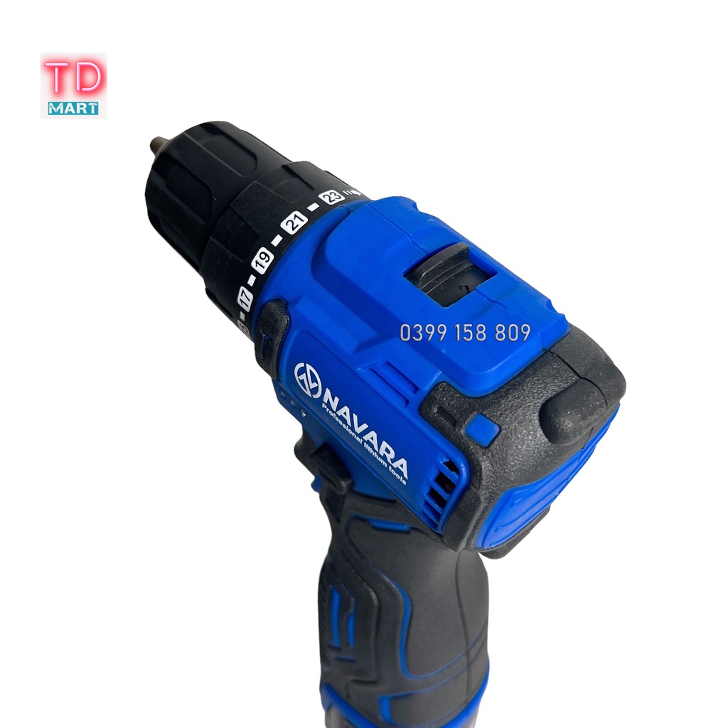 Máy khoan pin 18V NAVARA - Động cơ không chổi than mạnh mẽ [ Chính Hãng ]
