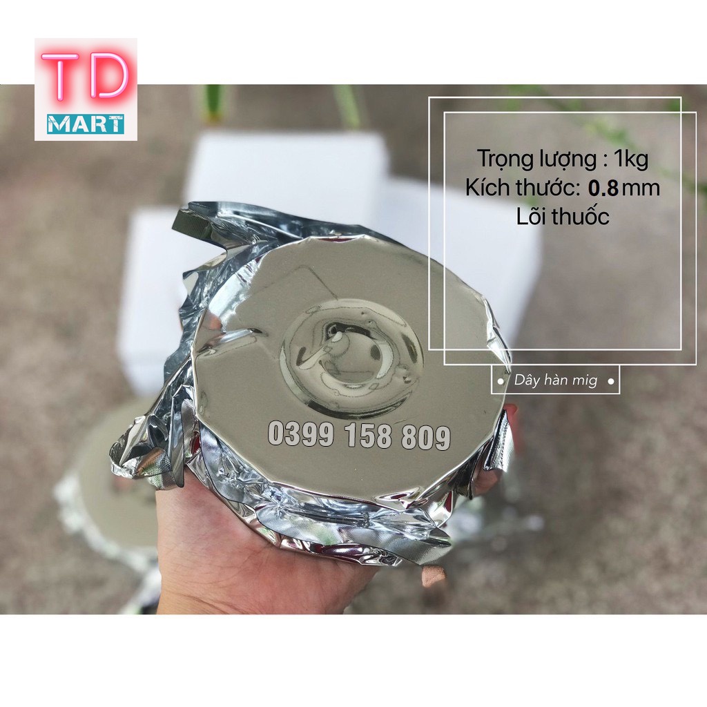 Cuộn Dây Hàn MIG 1Kg 0.8mm  dùng cho Máy Hàn MIG mini Sasuke - Kenmax [Chính Hãng]